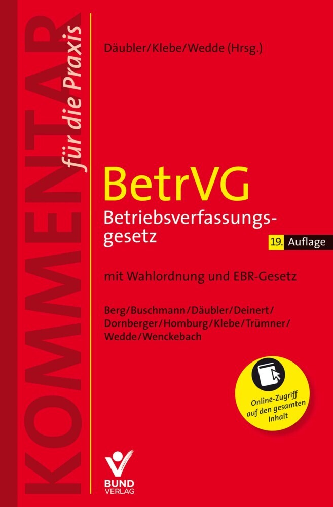BetrVG Betriebsverfassungsgesetz main product photo