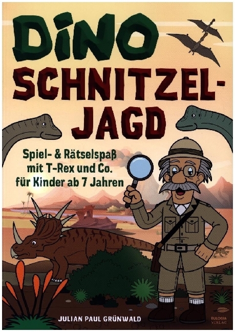 Dino Schnitzeljagd Spiel - Auf Schatzsuche mit Dinosauriern in der Urzeit main product photo