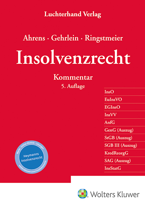 Insolvenzrecht - Kommentar main product photo