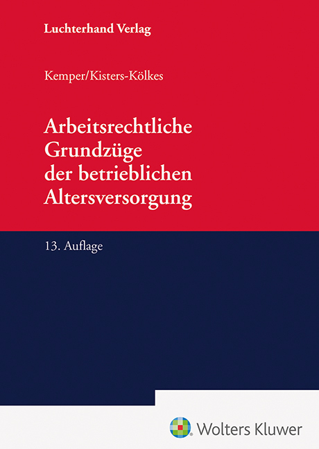 Arbeitsrechtliche Grundzüge der betrieblichen Altersversorgung main product photo