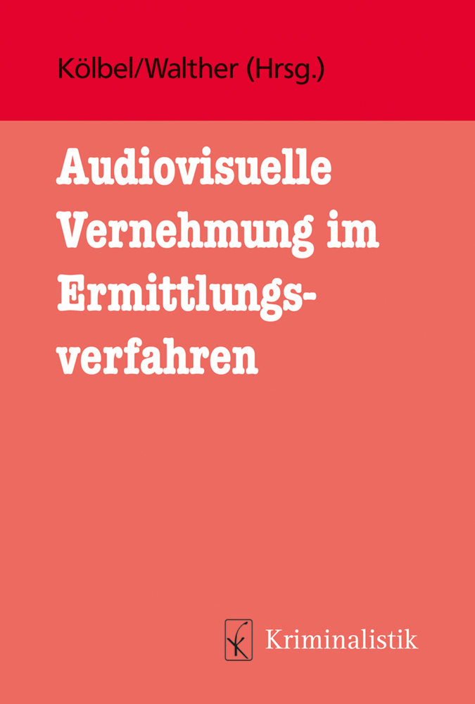 Audiovisuelle Vernehmung im Ermittlungsverfahren main product photo