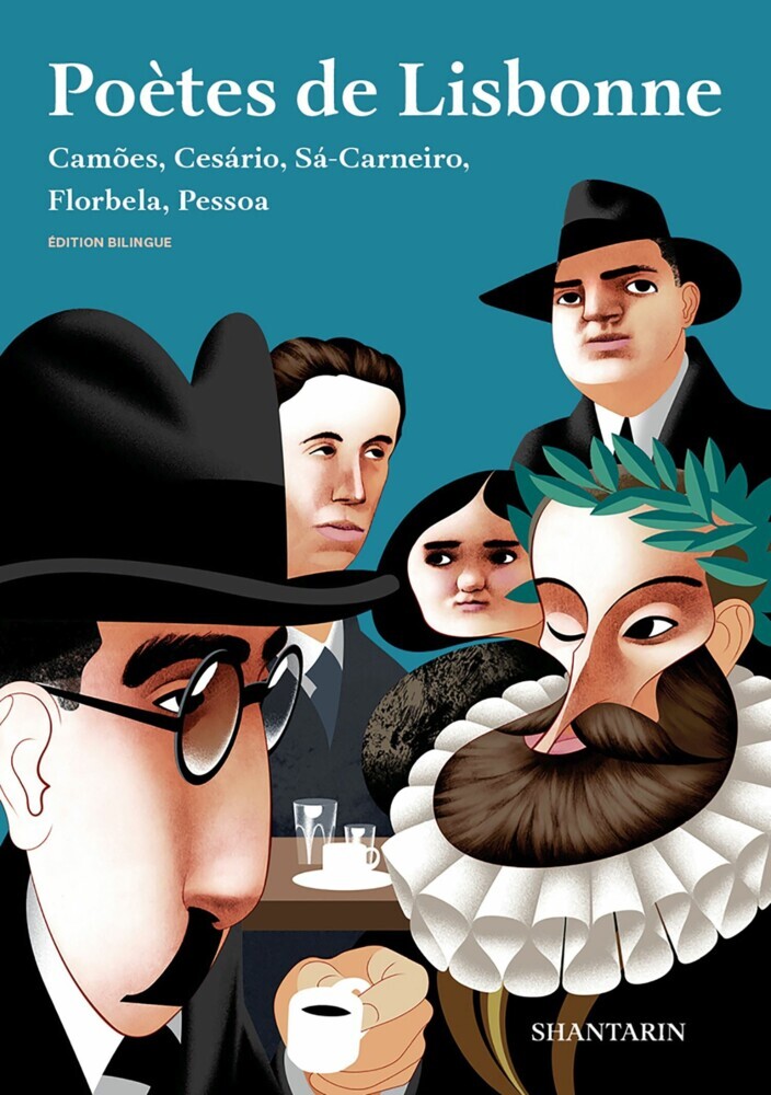 Poètes de Lisbonne. Camões, Cesário, Sá-Carneiro, Florbela, Pessoa main product photo