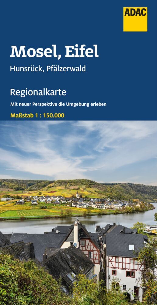 ADAC Regionalkarte 11 Mosel, Eifel, Hunsrück, Pfälzerwald 1:150.000 main product photo
