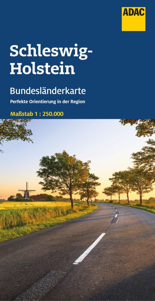 ADAC Bundesländerkarte Deutschland 01 Schleswig-Holstein 1:250.000 main product photo