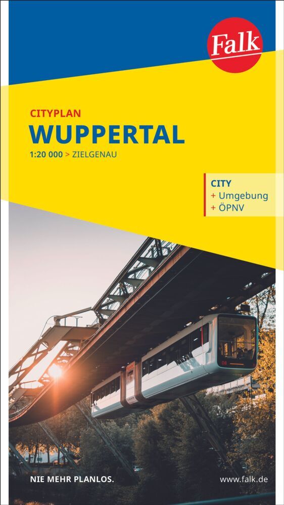 Falk Cityplan Wuppertal 1:20.000 main product photo