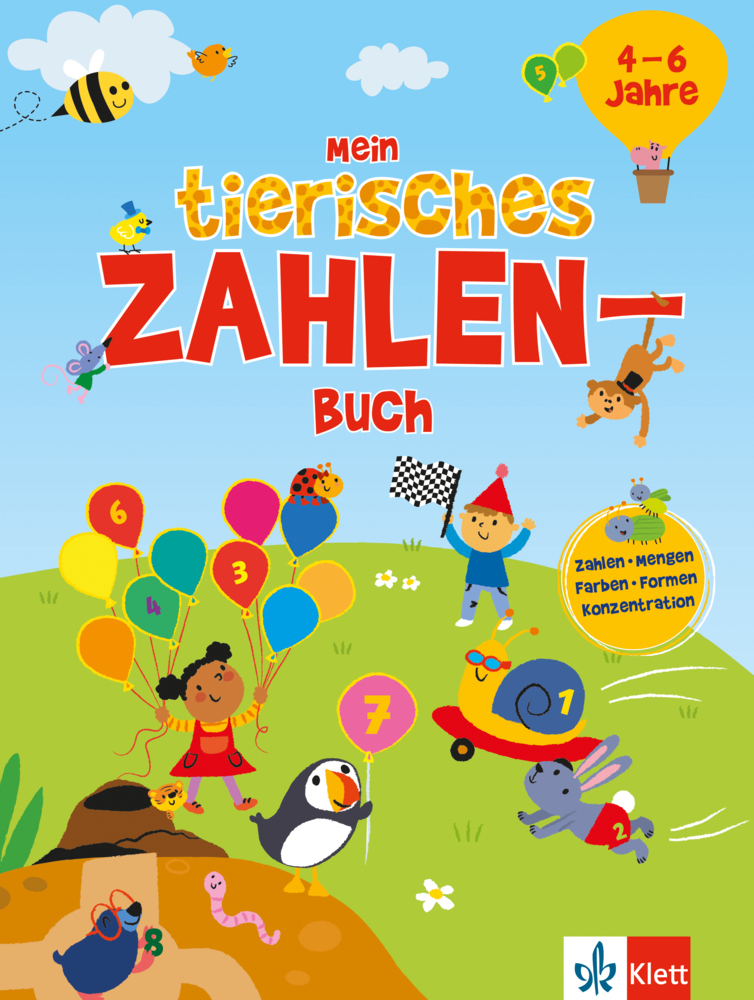 Mein tierisches Zahlen-Buch (4 - 6 Jahre) main product photo
