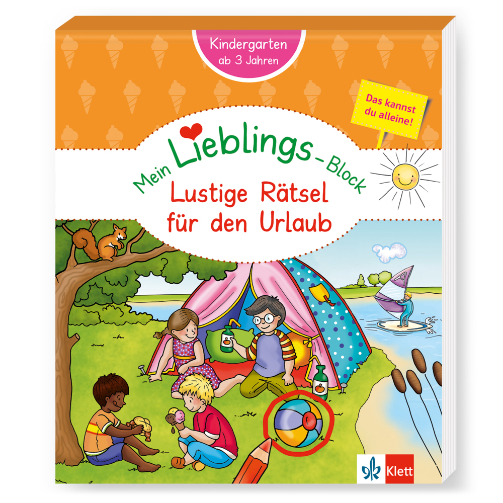 Klett Mein Lieblings-Block Lustige Rätsel für den Urlaub main product photo
