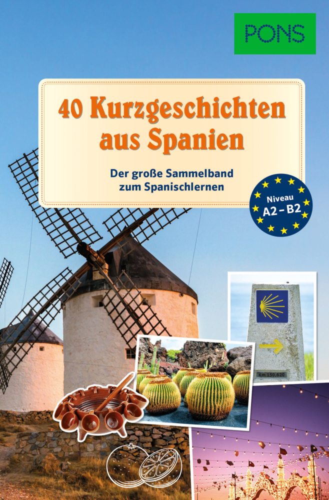PONS 40 Kurzgeschichten aus Spanien main product photo