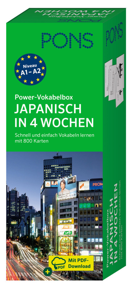 PONS Power-Vokabelbox Japanisch in 4 Wochen main product photo