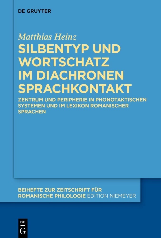 Silbentyp und Wortschatz im diachronen Sprachkontakt main product photo