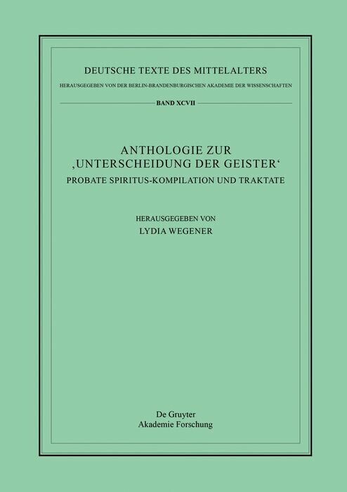 Anthologie zur 'Unterscheidung der Geister' main product photo