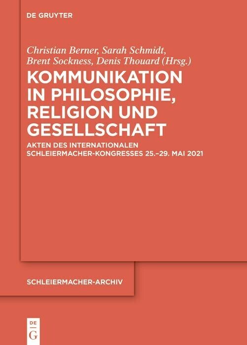 Kommunikation in Philosophie, Religion und Gesellschaft main product photo