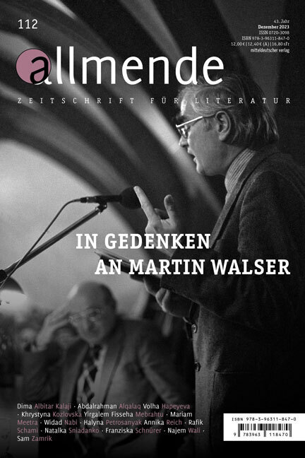 Allmende 112 - Zeitschrift für Literatur main product photo