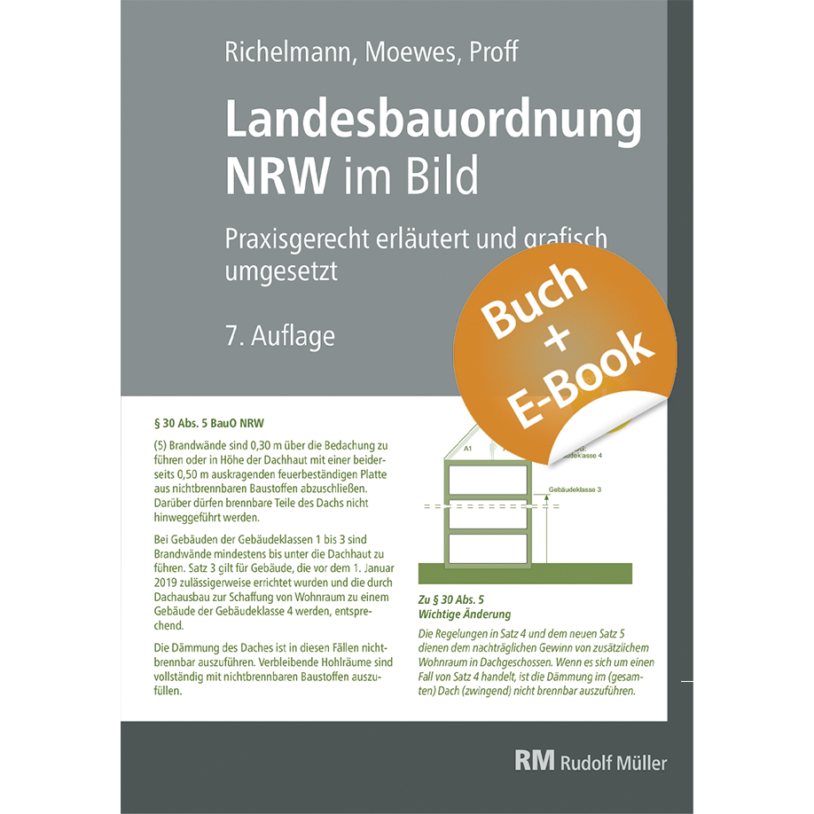 Landesbauordnung NRW im Bild - mit E-Book (PDF) main product photo