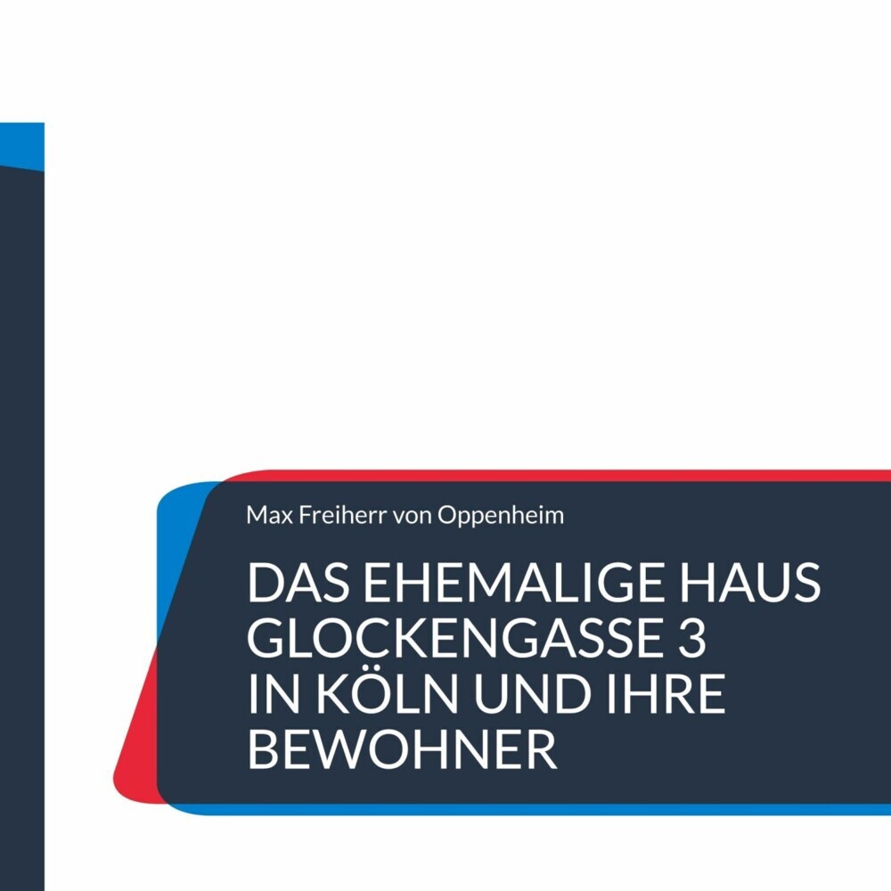 Das ehemalige Haus Glockengasse 3 in Köln und ihre Bewohner main product photo