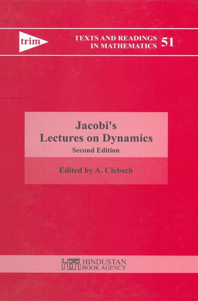Jacobi's Lectures on Dynamics main product photo
