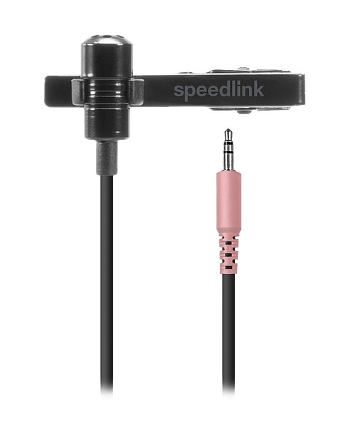 SPEEDLINK SPES Clip-On Microphone, black main product photo