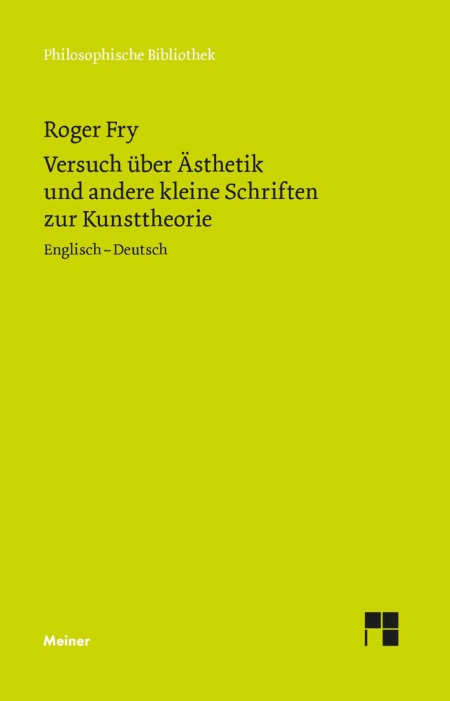 Versuch über Ästhetik und andere kleine Schriften zur Kunsttheorie main product photo