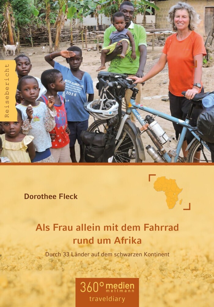 Als Frau allein mit dem Fahrrad rund um Afrika main product photo