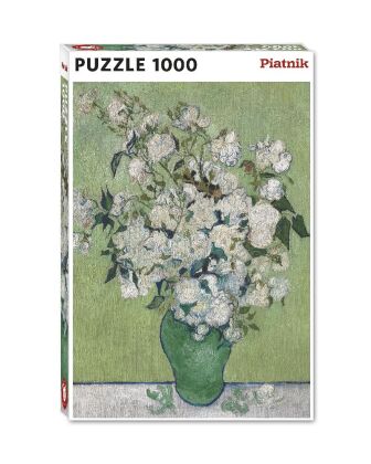 van Gogh - Gruene Vase mit weissen Rosen