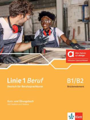 Linie 1 Beruf B1/B2 Brückenelement - Hybride Ausgabe allango, m. 1 Beilage