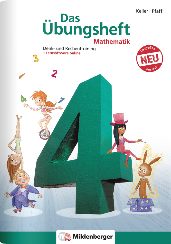 Das Übungsheft Mathematik 4 - DIN A4 main product photo