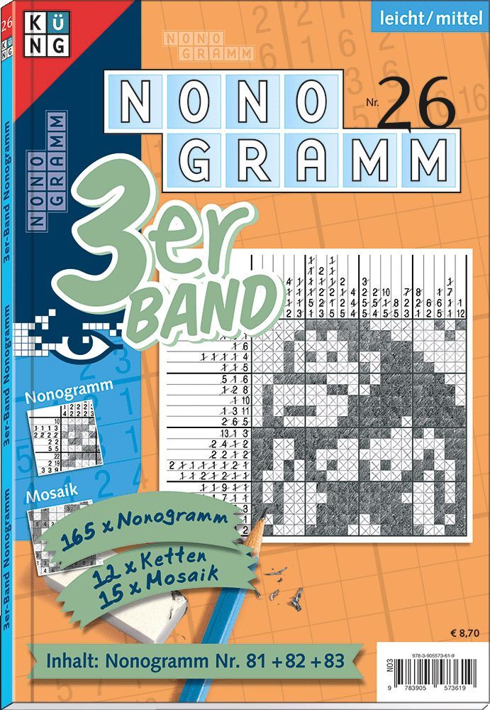 Nonogramm 3er-Band Nr. 26 main product photo