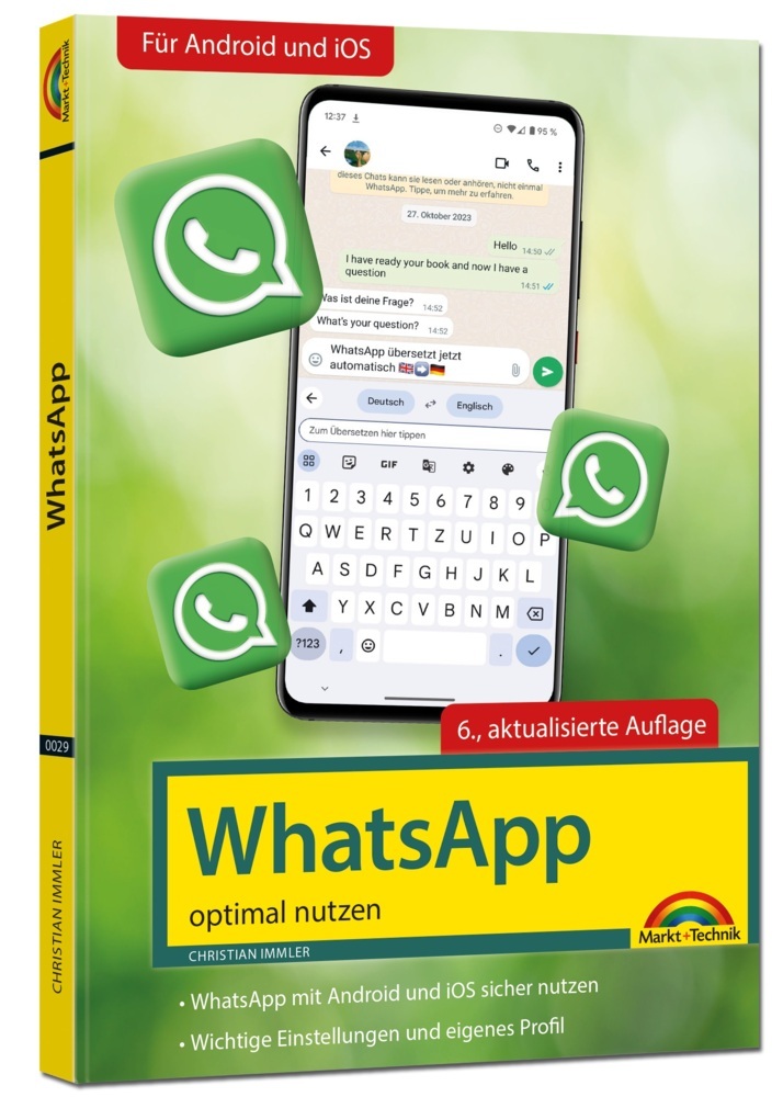 WhatsApp - optimal nutzen - 6. Auflage - neueste Version mit allen Funktionen erklärt main product photo