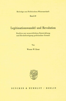 Legitimationswandel und Revolution.