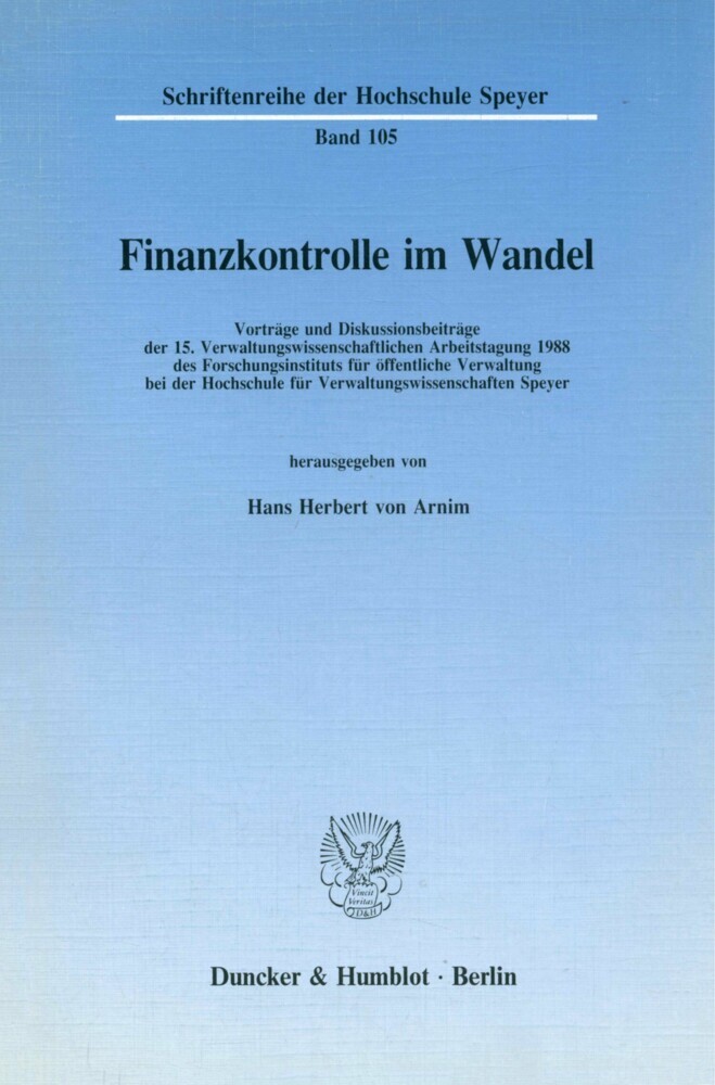 Finanzkontrolle im Wandel. main product photo