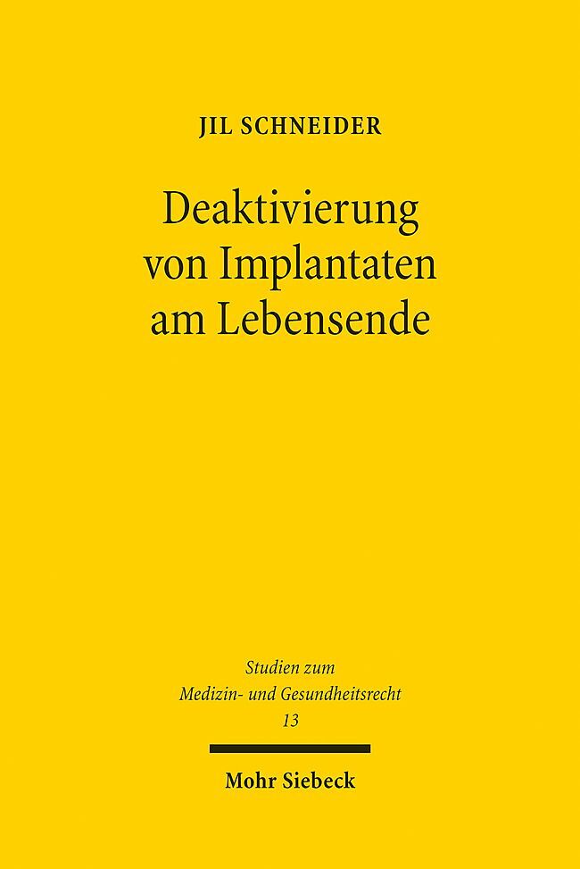 Deaktivierung von Implantaten am Lebensende main product photo
