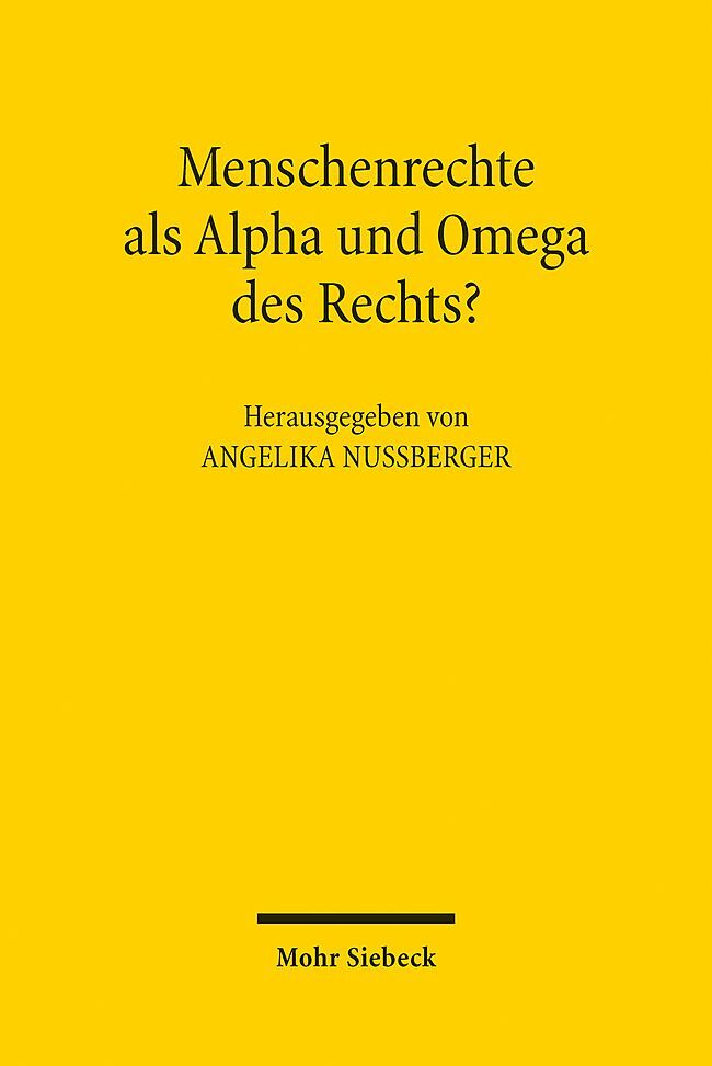 Menschenrechte als Alpha und Omega des Rechts? main product photo