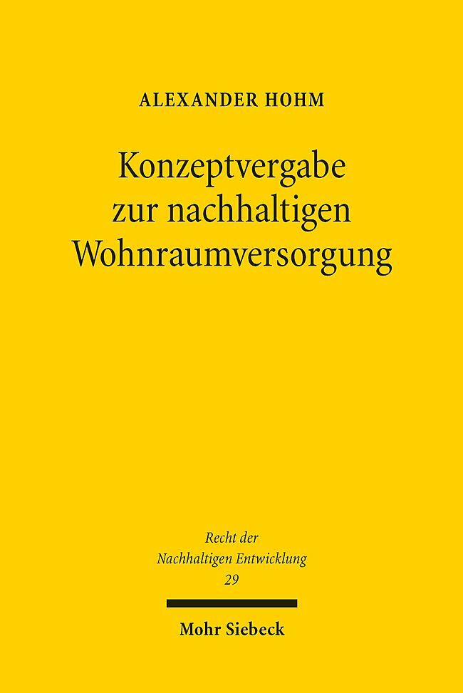 Konzeptvergabe zur nachhaltigen Wohnraumversorgung main product photo