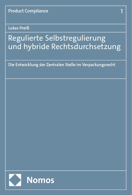 Regulierte Selbstregulierung und hybride Rechtsdurchsetzung main product photo