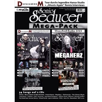 Sonic Seducer Mega-Pack 03/2023 mit Ausgabe 06/2023 + 07-08/2023 + 2 Audio-CD
