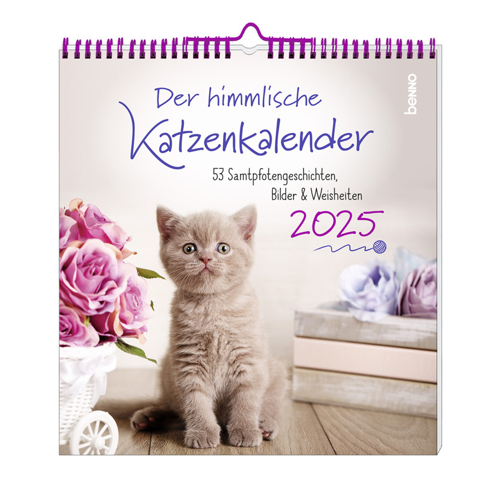 Der himmlische Katzenkalender 2025 main product photo