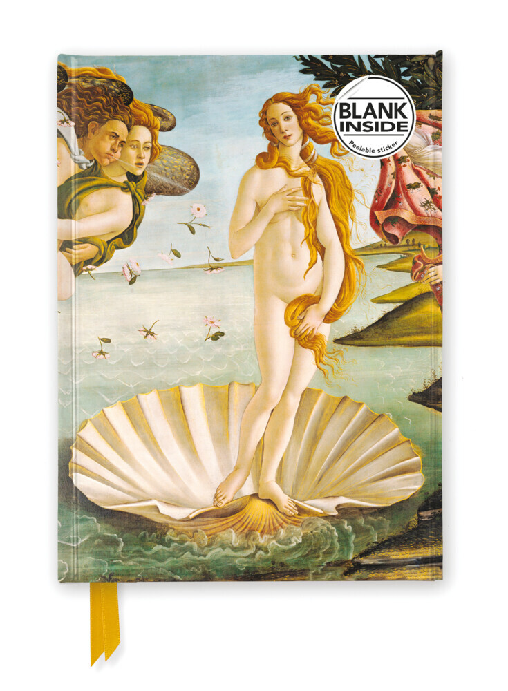 Premium Notizbuch Blank DIN A5: Sandro Botticelli, Die Geburt der Venus main product photo