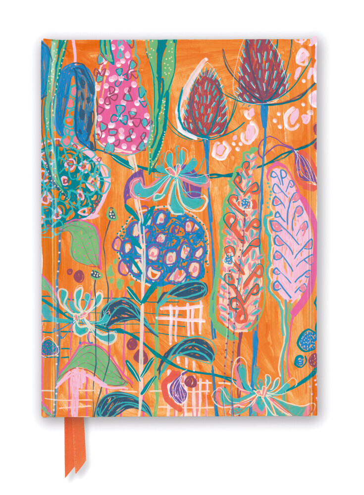 Premium Notizbuch DIN A5: Lucy Innes Williams, Orangfarbene Hortensien main product photo