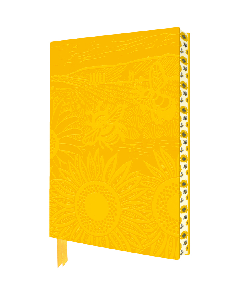 Exquisit Premium Notizbuch DIN A5: Kate Heiss, Sonnenblumenfeld main product photo