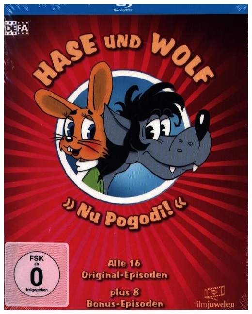 Hase und Wolf - Alle 16 Original-Episoden - plus 8 Bonus-Episoden (Nu Pagadi! / Na warte!), 1 Blu-ray main product photo