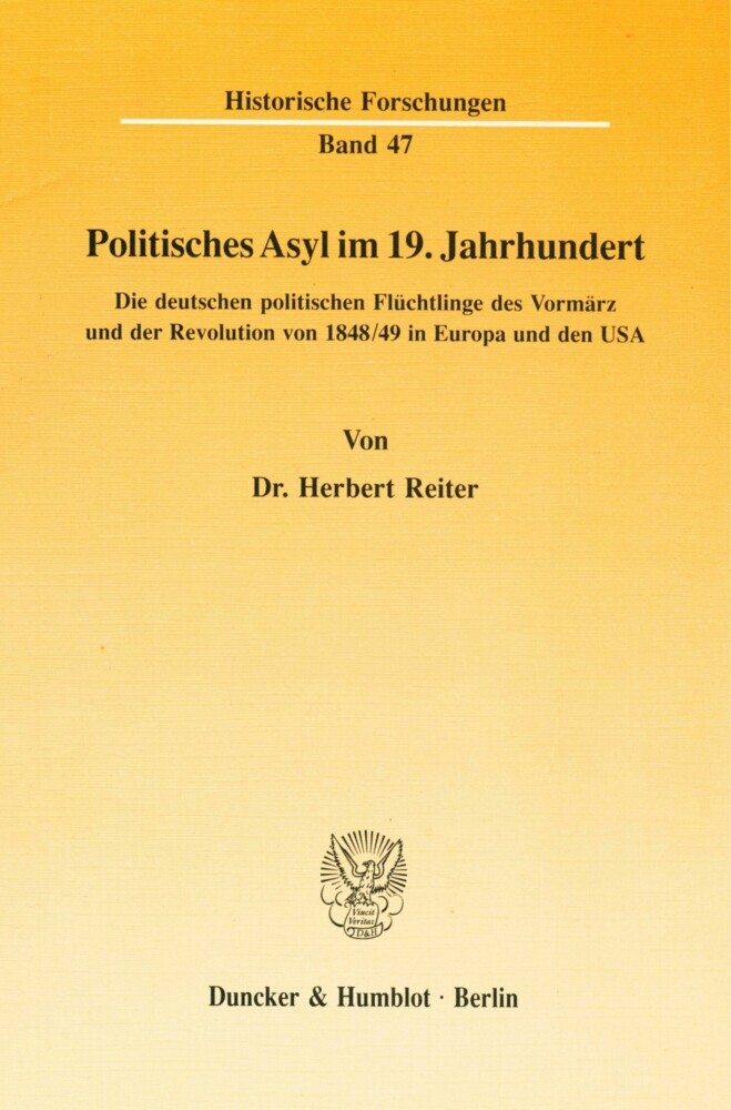 Politisches Asyl im 19. Jahrhundert. main product photo