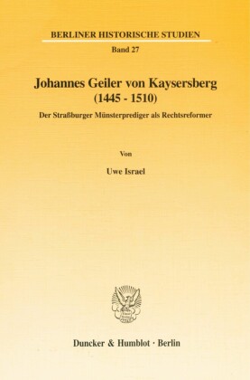 Johannes Geiler von Kaysersberg (1445-1510).