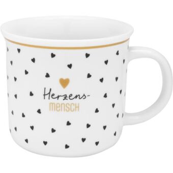 Tasse in Geschenkbox Motiv Herzen