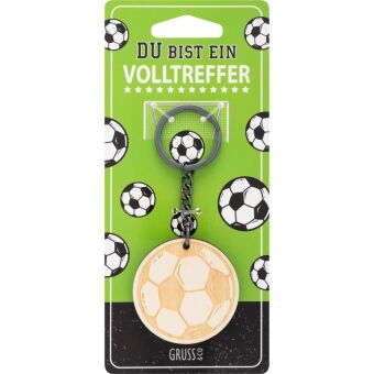 Schlüsselanhänger Motiv Fußball