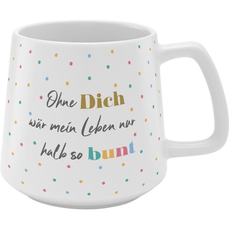 Tasse Motiv Bunt, konisch main product photo