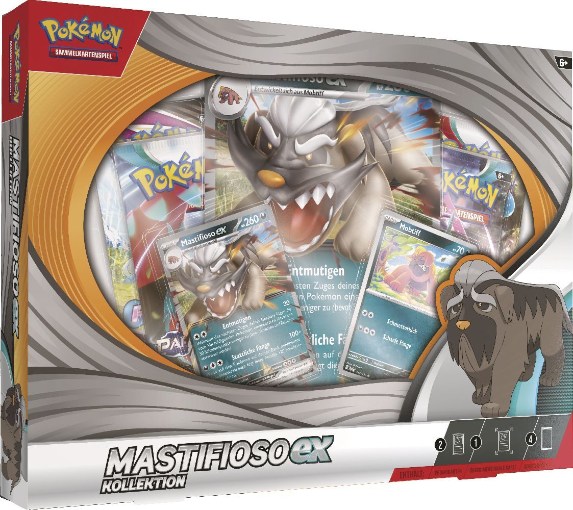 Pokèmon (Sammelkartenspiel), PKM Mastifioso-EX Kollektion main product photo