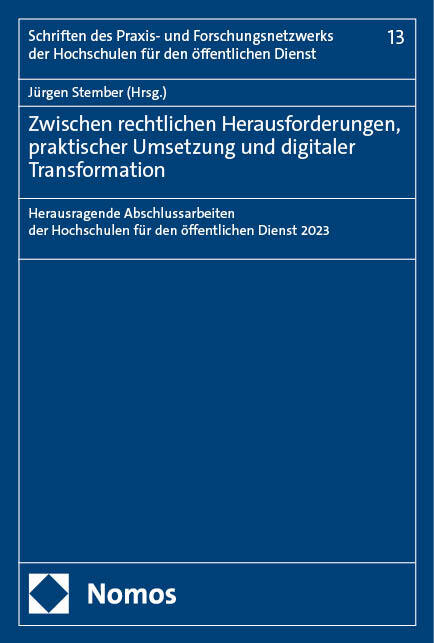 Zwischen rechtlichen Herausforderungen, praktischer Umsetzung und digitaler Transformation main product photo