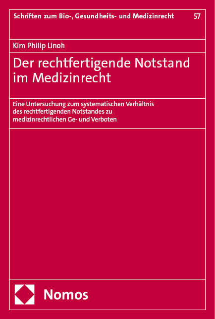Der rechtfertigende Notstand im Medizinrecht main product photo