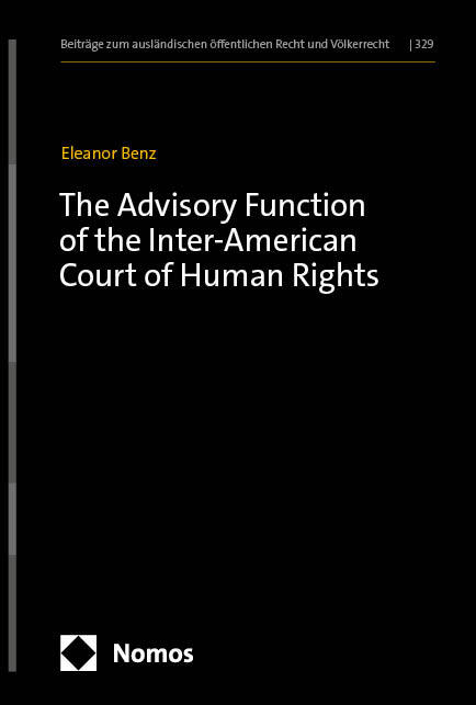 The Advisory Function of the Inter-American Court of Human Rights main product photo
