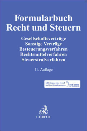 Formularbuch Recht und Steuern, m. 1 Buch, m. 1 Online-Zugang